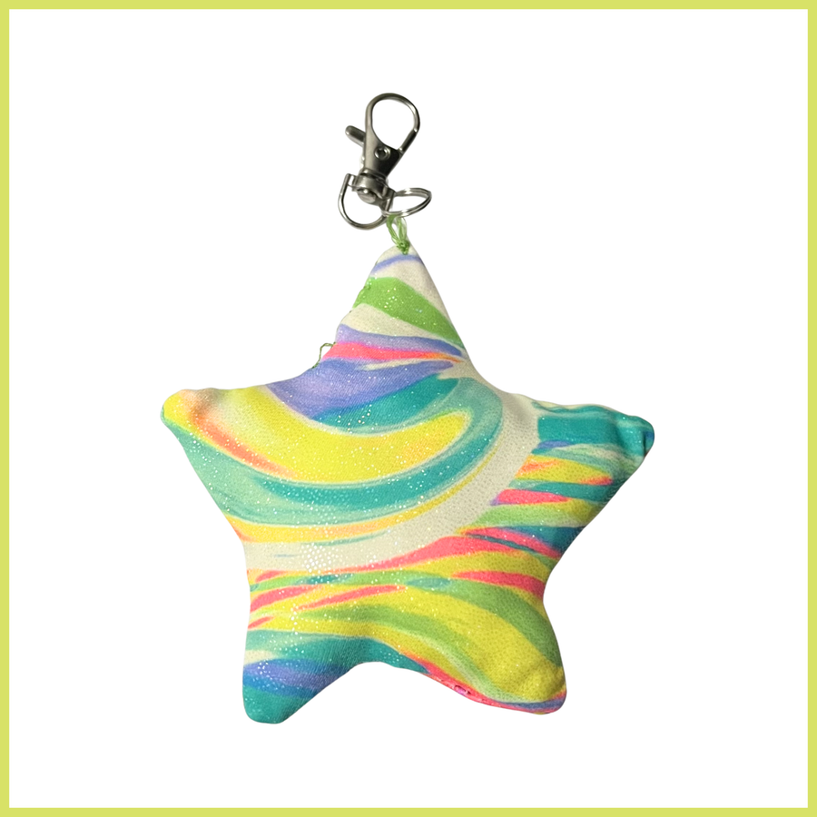 Rainbow Swirl Bag Charm