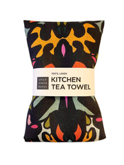 Damask Tea Towel, warm