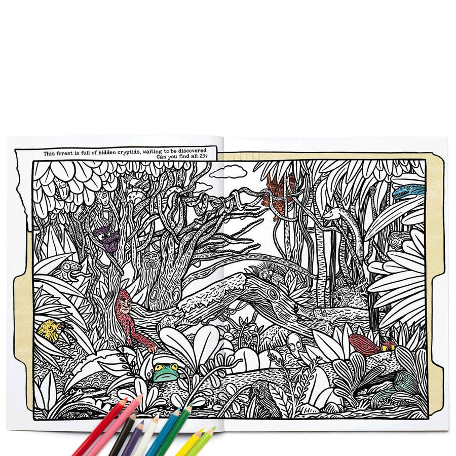 Legendary Monsters CRYPTIDS Coloring, Activity, Jokes + MORE