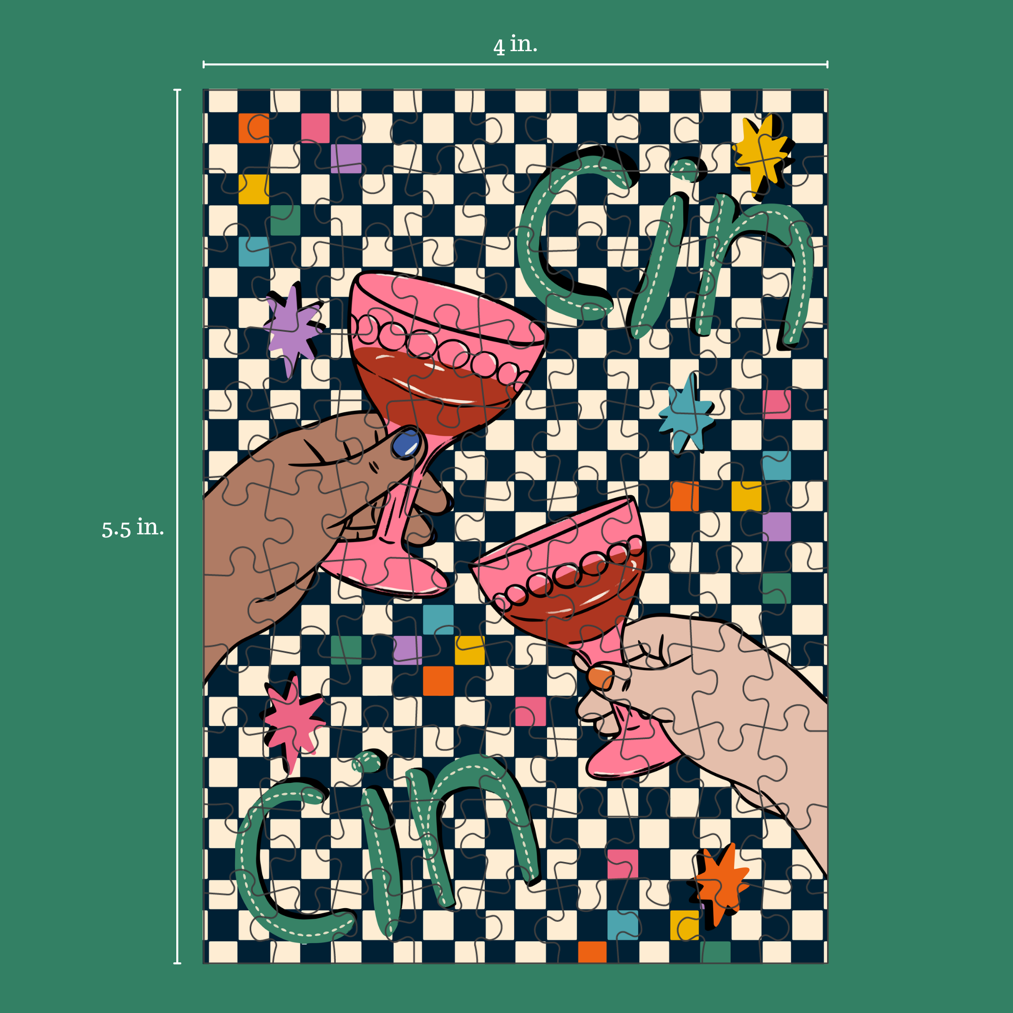 Cheers | 99 Piece Jigsaw Puzzle