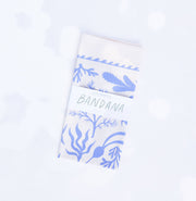 Tides Bandana: White on Stone