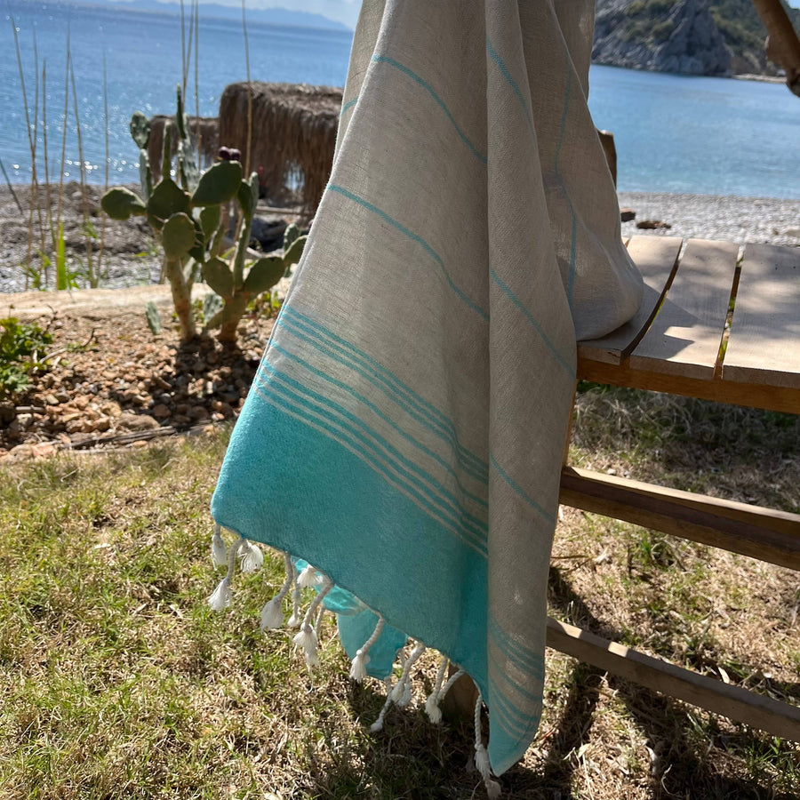 Karya Linen Beach Towel / Turkish Towel