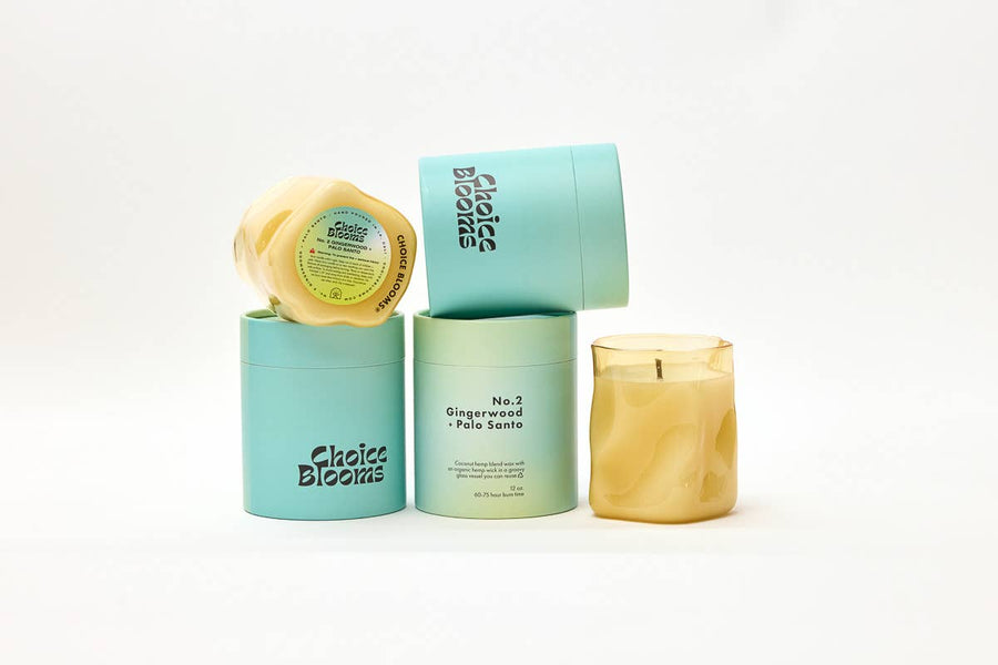 12oz. No. 2 Gingerwood + Palo Santo Candle