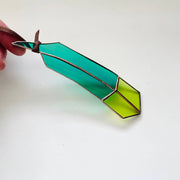 Stained Glass Mini Hammerhead Feather