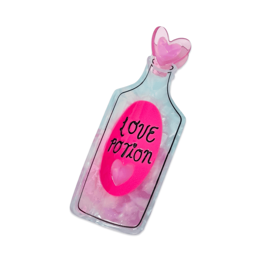 Valentine's Large Love Potion Hair Claw Clip