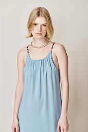 San Lucar Light Blue Halter Dress