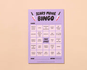 Halloween Cheesy Movie Bingo Game by Your Gal Kiwi—Scary (Halloween)