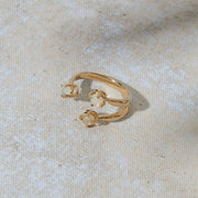 Triple Twisted Claw Ring