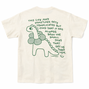 Happy is the New Rich Oversized Pocket Tshirt