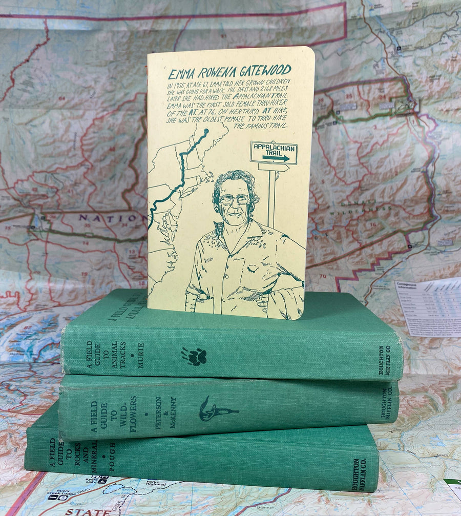 Emma Rowena "Grandma" Gatewood notebook - Daredevil Ladies