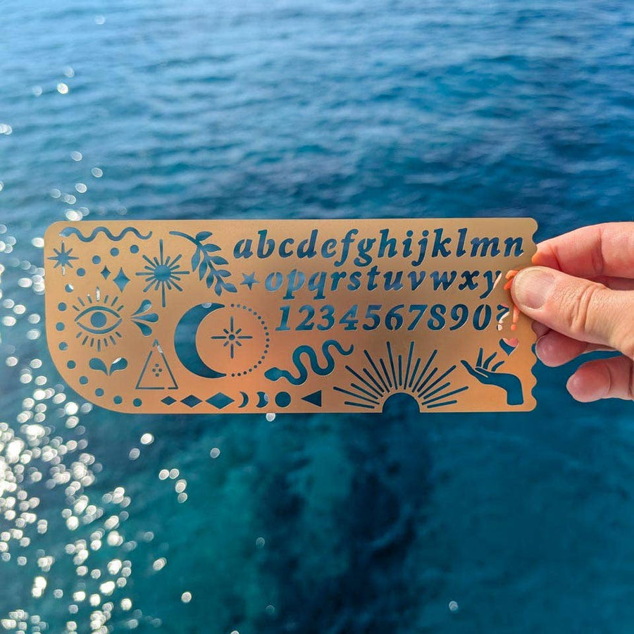 Celestial & Mystic Stencil and Drawing tool