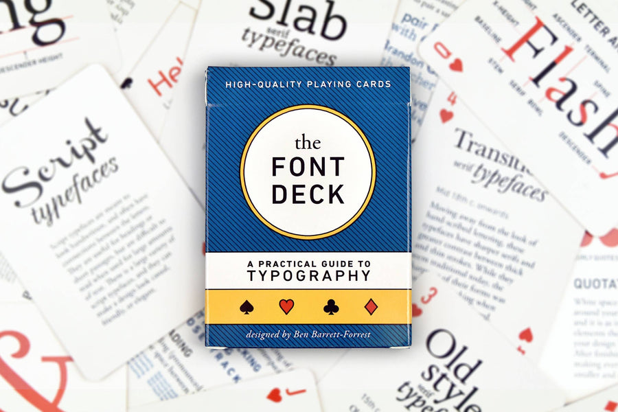 The Font Deck: Playing Cards about Typography