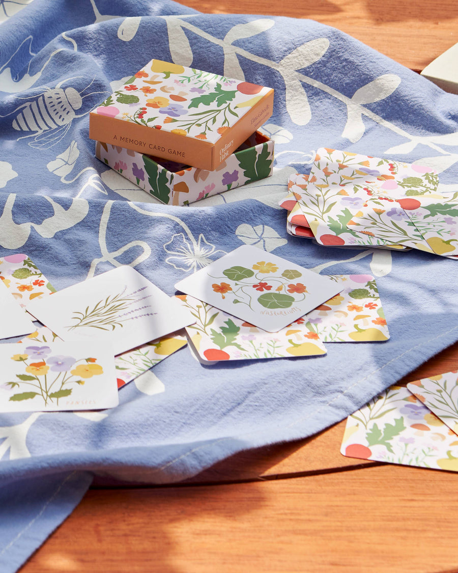 Garden Matching Card Memory Game