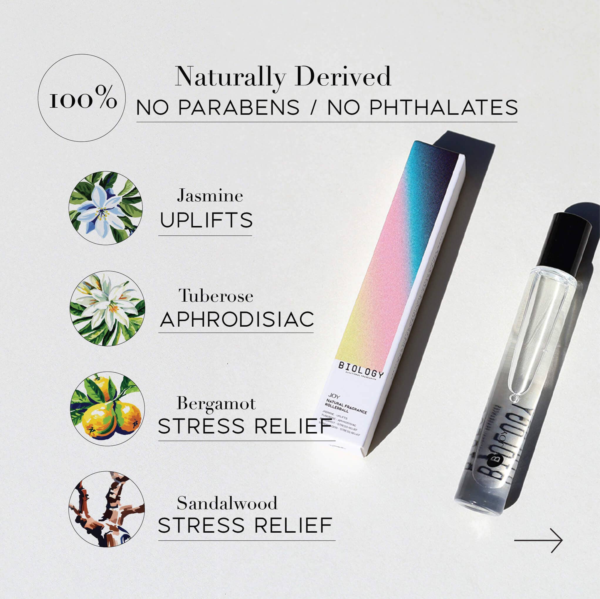 JOY – Jasmine Tuberose Sandalwood | Natural Fragrance Oil