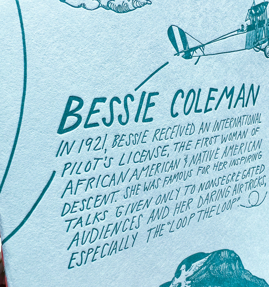 Bessie Coleman notebook - Daredevil Ladies Series