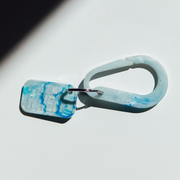 Carabiner Bag Charm Keychain made from Recycled Plastic