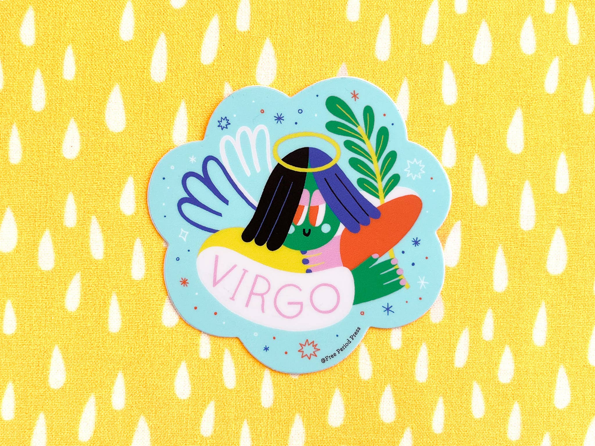Virgo Zodiac Vinyl Decal Sticker | Calm & Organized