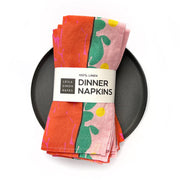 Along The Path linen napkin, SET OF 4