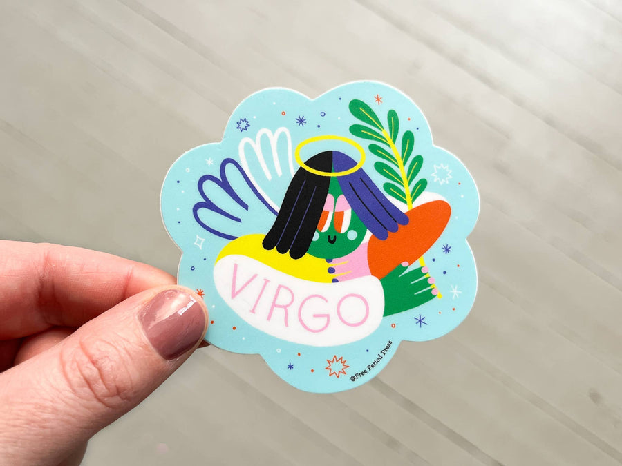 Virgo Zodiac Vinyl Decal Sticker | Calm & Organized
