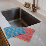 Swedish Dishcloth 3- Pack- Sunset Print