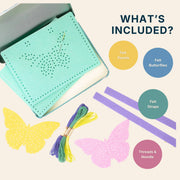 Stitch Your Own Butterfly Felt Bag