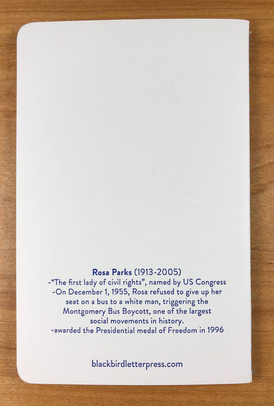 Rosa Parks notebook
