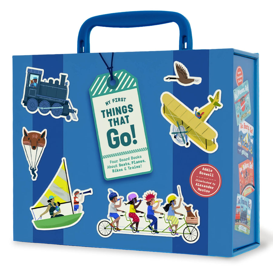 My First Things That Go: A Transportation Board Book Set