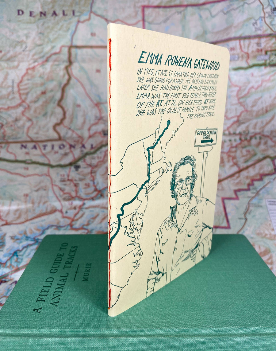 Emma Rowena "Grandma" Gatewood notebook - Daredevil Ladies