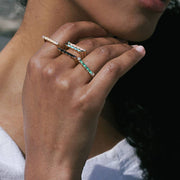 Cha Cha Gemstone Bar Ring