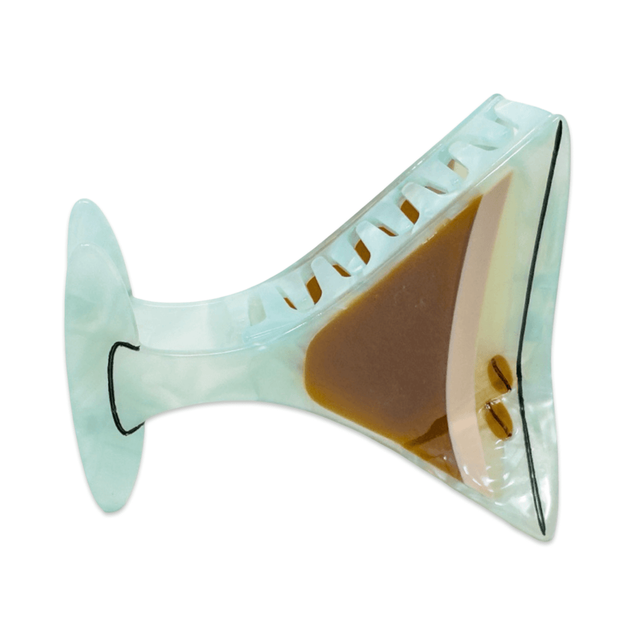 Large Espresso Martini Hair Claw Clip