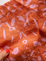 Trellis Tea Towel, coral