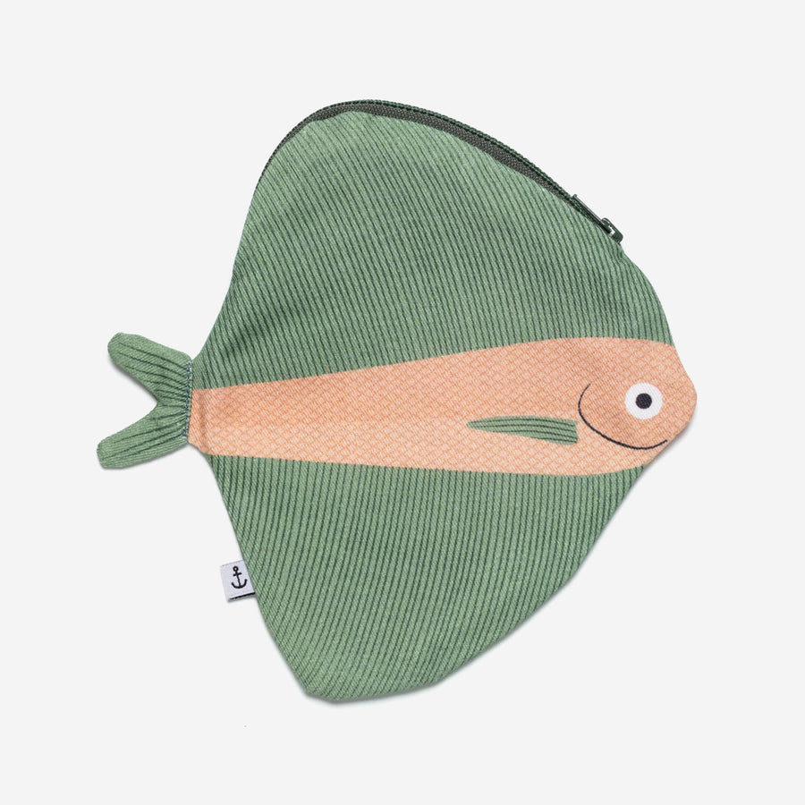 Fanfish purse or keychain (green)