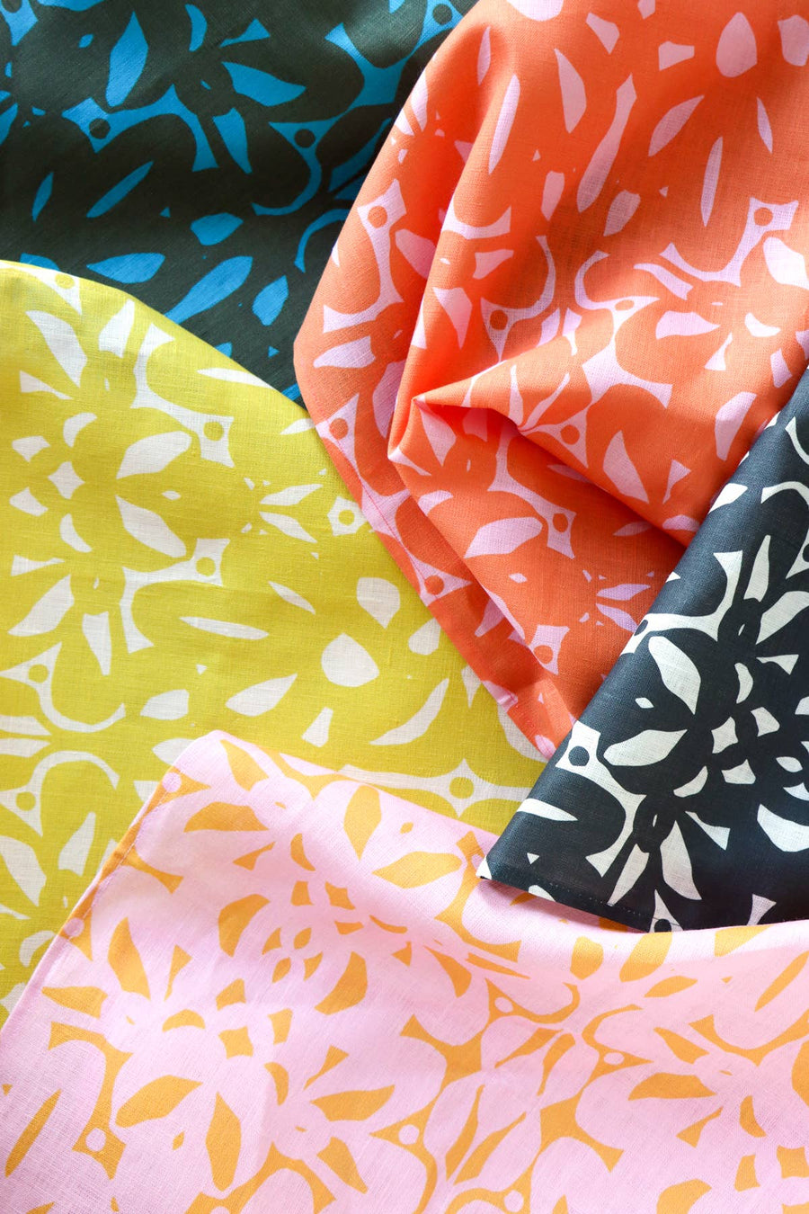 Trellis Tea Towel, yellow