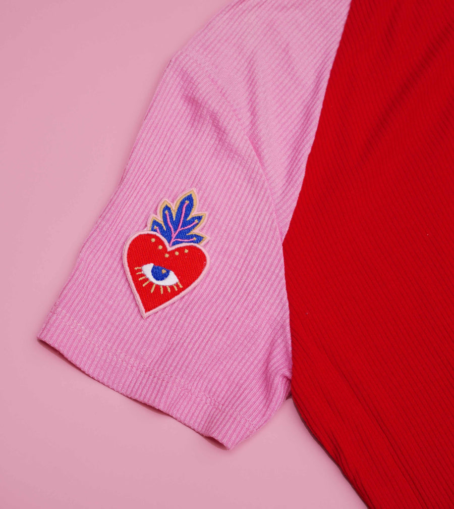 Coeur Ex Voto iron-on patch