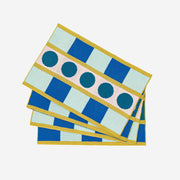 Stripe Dot Placemat Set: Ruby