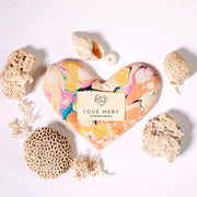 Heart Eye Pillow - viper pattern