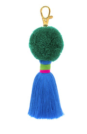 Pom Pom and Tassel Bag Charm