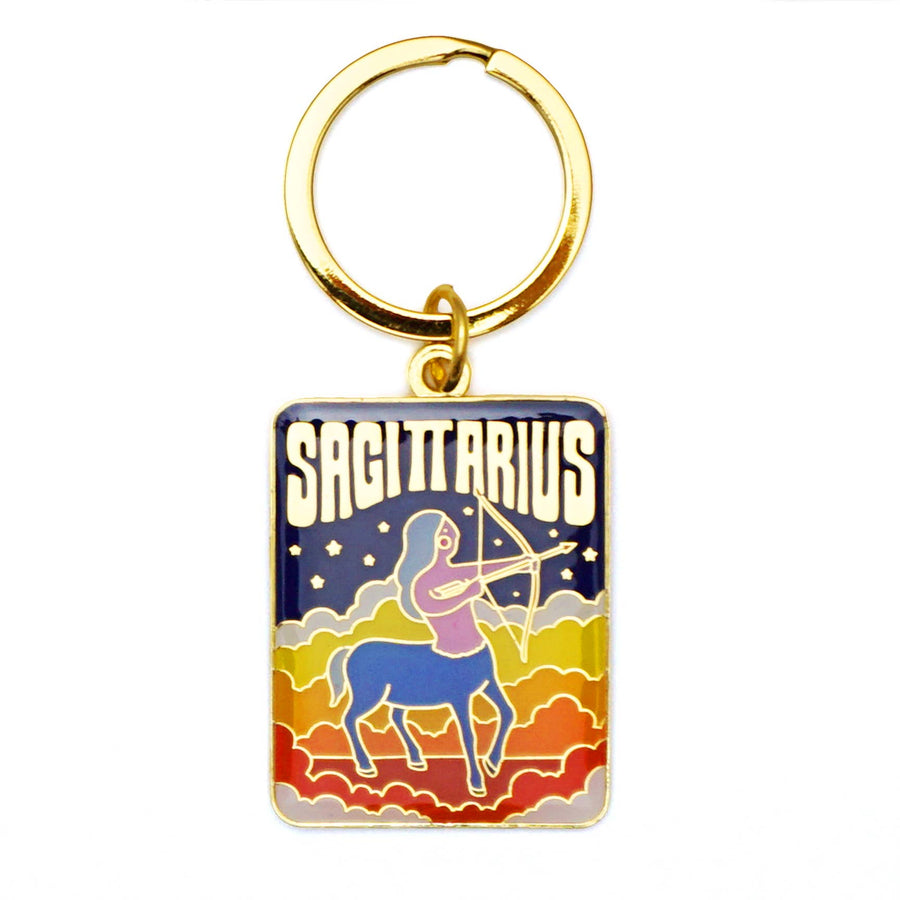 Sagittarius Keychain
