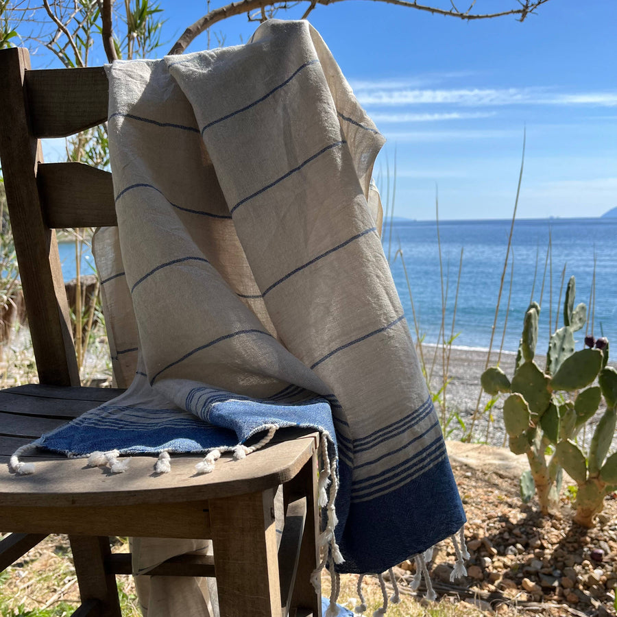 Karya Linen Beach Towel / Turkish Towel