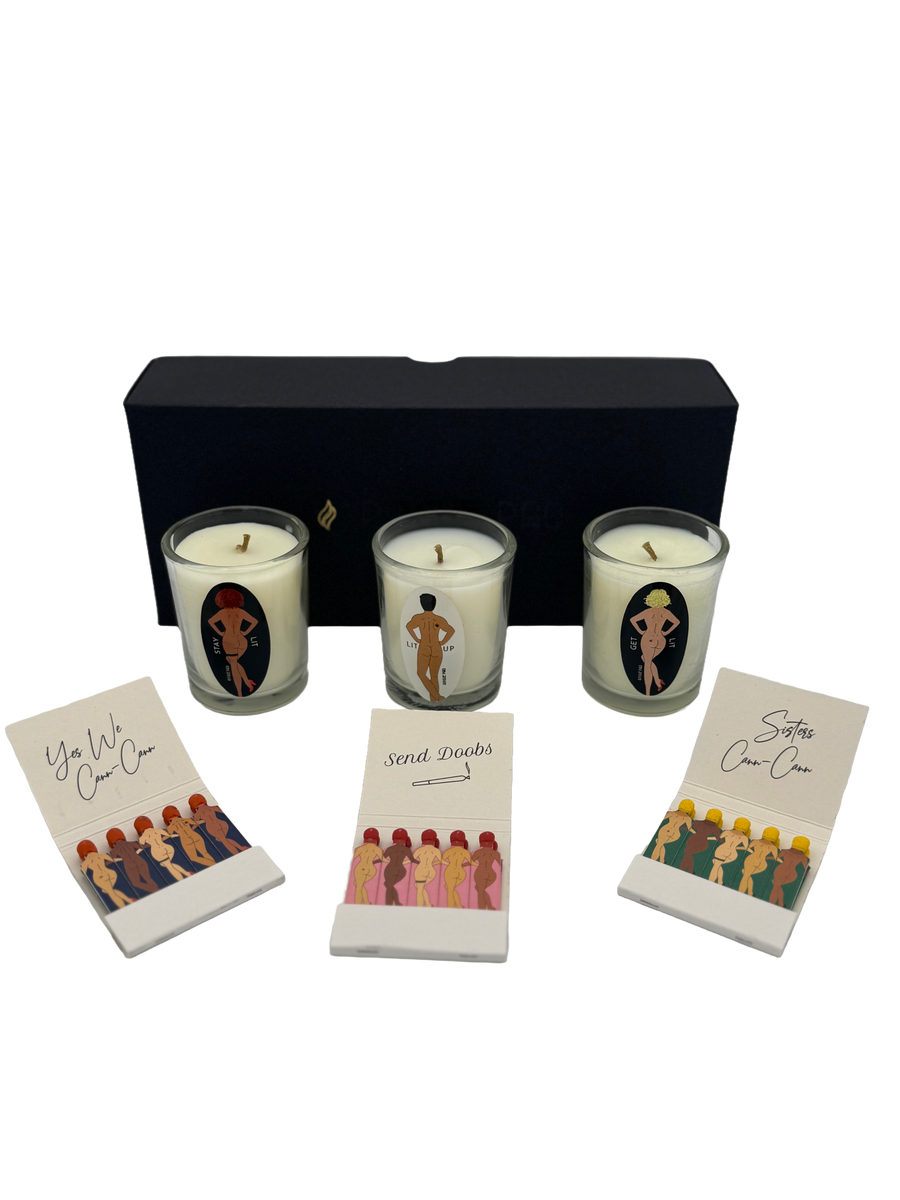 Rogue Paq Send Nudes CANN-CANNDLE Set of 3 Massage Candles