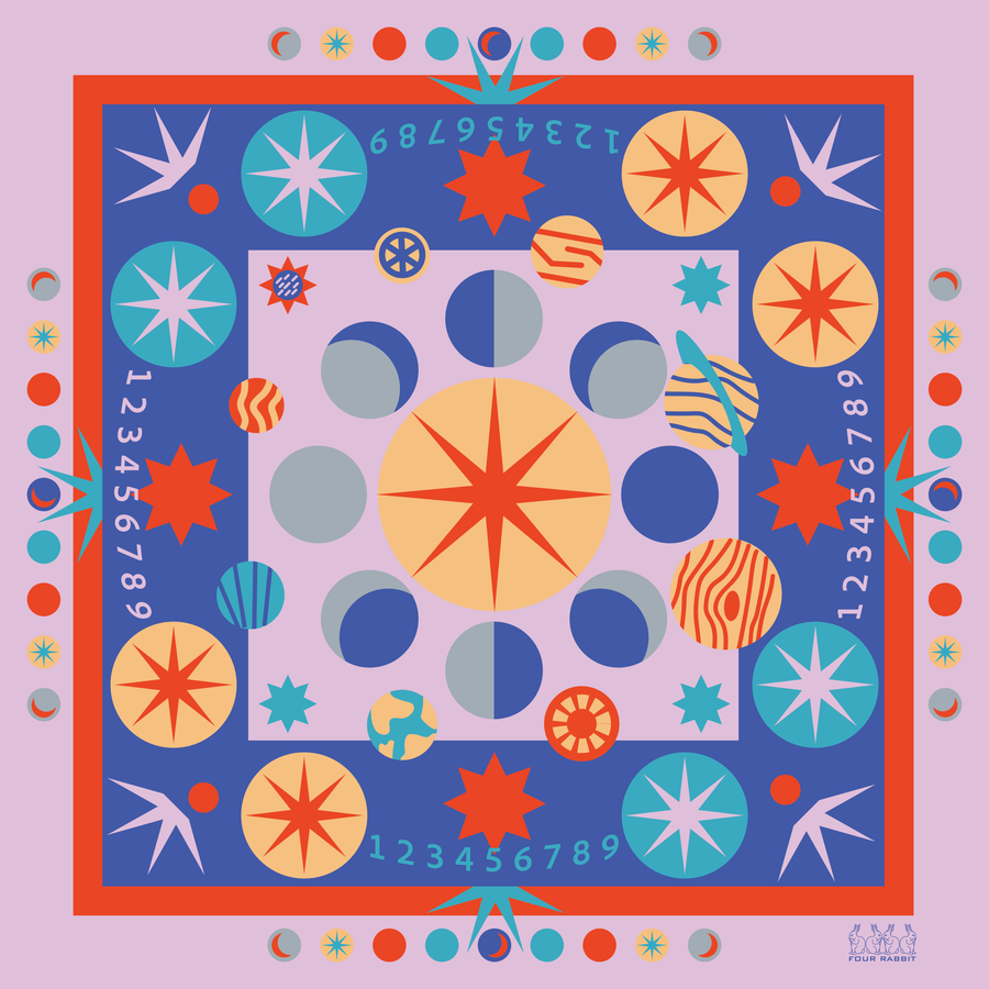 Planet Party Bandana Board Game