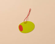 Olive Air Freshener - Candy Scent - Foodie, Snack, Martini, Grocery - Stocking stuffer, Holiday, Gift Guide