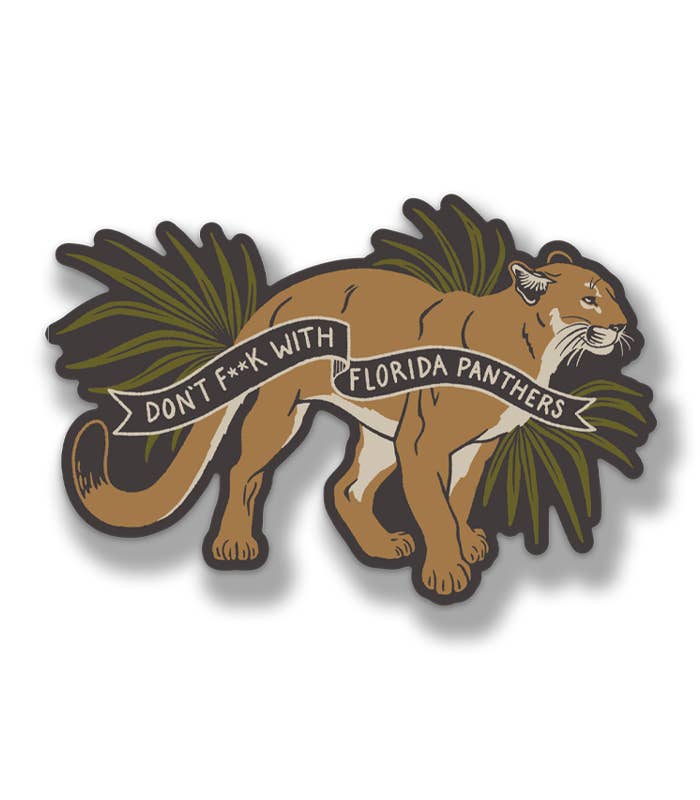 Florida Panthers Bumper Sticker