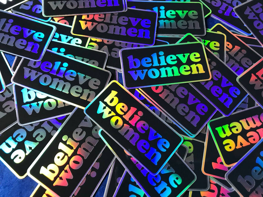 Believe Women Sticker