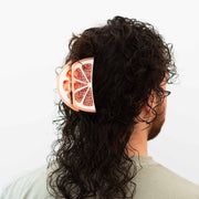 Large Grapefruit Slice Hair Claw Clip - Jenny Lemons