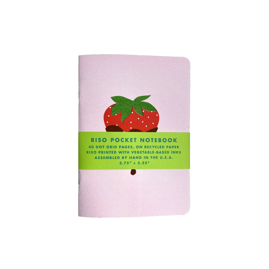 Riso printed pocket notebook