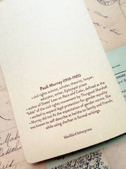 Pauli Murray letterpress notebook