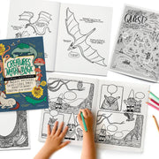 MYTH & MAGIC Coloring + Activity: Mazes, Puzzles, Jokes +