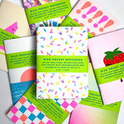 Riso printed pocket notebook