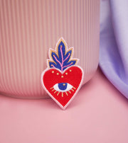 Coeur Ex Voto iron-on patch
